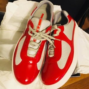 PRADA “Vernice” BNWT patent leather sneaker - 10.5